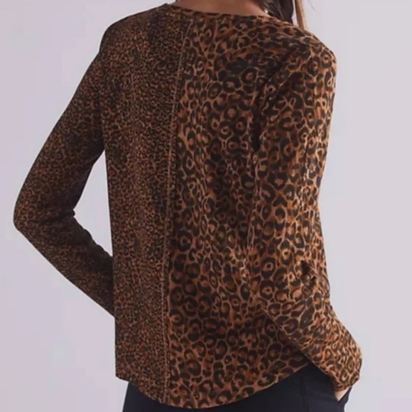 Pilcro Anthropologie Leopard Print Top Size M - Picture 14 of 14